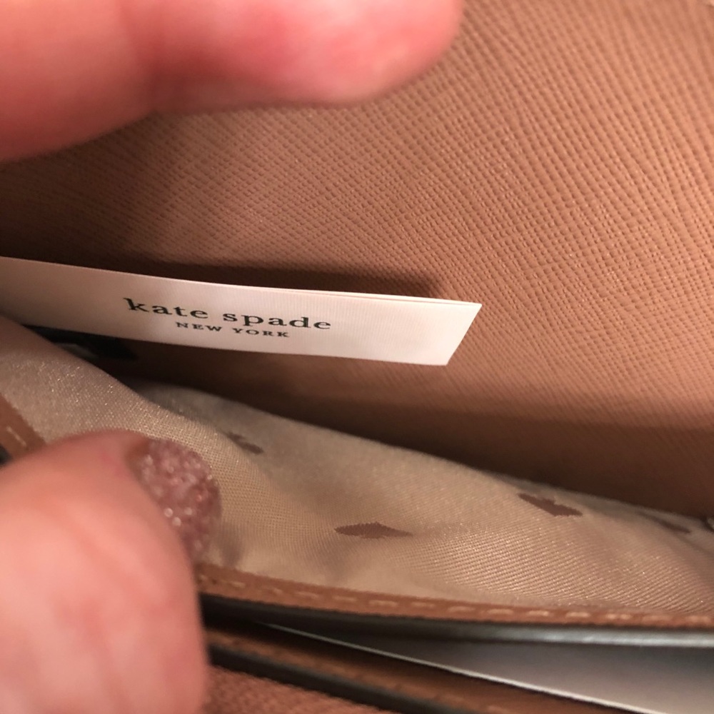 Kate Spade Lzip Continental Wallet Eva Ashmetallic - Picture 9 of 15